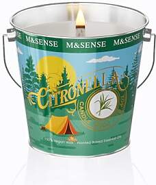 M&SENSE Citronella Kerze Outdoor, ,550g Groß