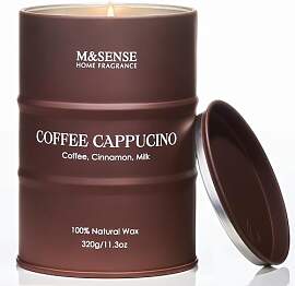 M&SENSE Kaffee Cappucina Duftkerzen im Glas