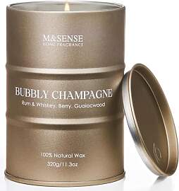 M&SENSE Sprudelnder Champagner Kerzen für