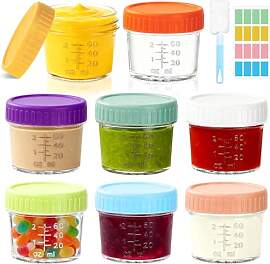 Mssushi 8 Stk 120ml Salatdressing Behälter, 4OZ