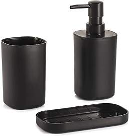 MSV Bad Accessoires 3-teilig - Seifenspender,