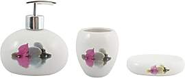 MSV Bad Accessoires Keramik 3-teilig -
