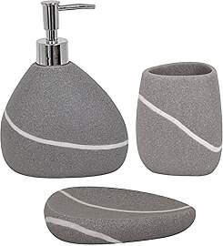 MSV Bad Accessoires Polyresin 3-teilig -