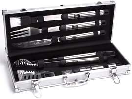 MSV Edelstahl Profi Grillbesteck, Barbecue