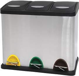 MSV Mülleimer Mülltrennsystem 24 L (3x8 Liter)