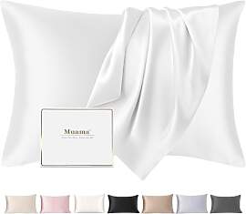 Muama Seidenkissenbezug 40x60 cm Kissenbezüge aus 