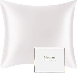 Muama Seidenkissenbezug 80x80 cm Kissenbezüge aus 