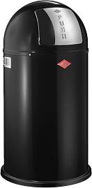 Mülleimer WESCO "Pushboy", schwarz,