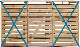 Mülltonnenbox PROMADINO "Vario V