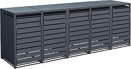 Mülltonnenbox WESTMANN "Kubus", grau