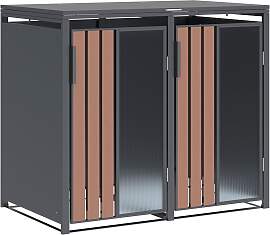 Mülltonnenbox WESTMANN "Status 2", grau 