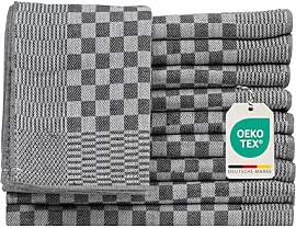 Müskaan 10er Set Geschirrtücher 100% Baumwolle