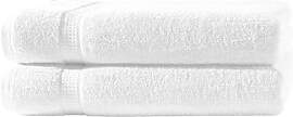 Müskaan® 2er Handtuch Set Weiß, 100% Baumwolle, 