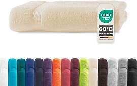 Müskaan® Handtuch Beige, 100% Baumwolle,