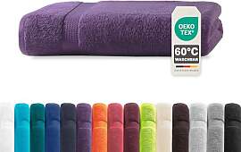 Müskaan® Handtuch Lila, 100% Baumwolle,
