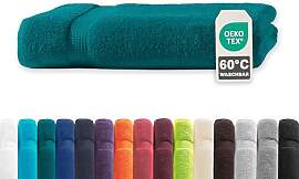 Müskaan® Handtuch Petrol, 100% Baumwolle,