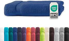 Müskaan® Handtuch Royalblau, 100% Baumwolle,