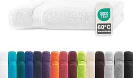 Müskaan® Handtuch Weiß, 100% Baumwolle,