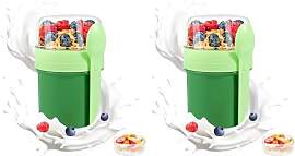 Müslibecher To Go, 450 ml + 250 ml, Joghurtbecher 