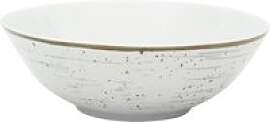 Müslischale grau Porzellan D: ca. 18,5 cm