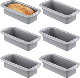 MUKSEUT 6 Stück Silikon Brotbackform Kasten
