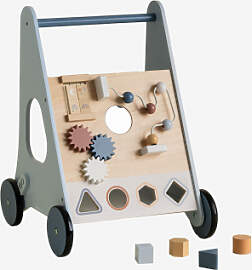 Multifunktionaler Lauflernwagen Aus Holz Bandile