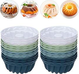 MumdoYAL 24er Set Gugelhupfform Silikon –