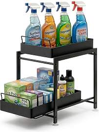 Mumimi Spülenschrank Organizer 2 Etagen aus