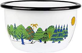 Mumin Schale Mumintal, 600ml, Emaille Schüssel,