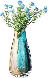 Mundgeblasene Glasvase, mittelgroße Blumenvase
