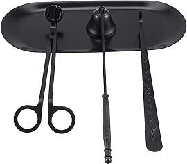 MUNGHOK Kerzenzubehör Set 4 in 1, Kerzenlöscher