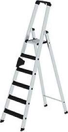 MUNK Stehleiter einseitig 42106 silber 6 Stufen,