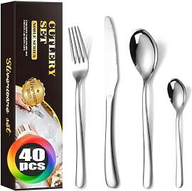MURRI&MURRDI Edelstahl Besteck Set 10
