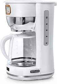 MUSE Kaffeeautomat MS-220 W | mit Glaskanne,