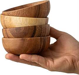 muso wood Mini Holz Dipschalen Set - massives