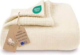 Musselin Decke Babydecke Baumwolle 100 x 150 cm -