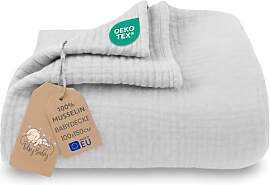 Musselin Decke Babydecke Baumwolle 100 x 150 cm -