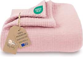 Musselin Decke Babydecke Baumwolle 100 x 150 cm -