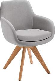 Musterring Armlehnstuhl Tavia Webstoff/Massivholz