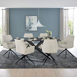 Musterring Essgruppe Tiama 7-tlg. Tisch 180x100cm