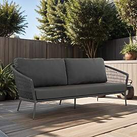 Musterring Ibiza Gartenloungesofa  Aluminium/Rope