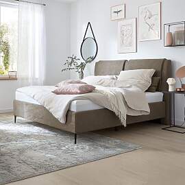 Musterring Polsterbett Elias Komfort Velours mit