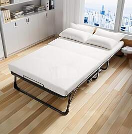 Mutital 90x200 cm Klappbett mit 10cm Matratze für 
