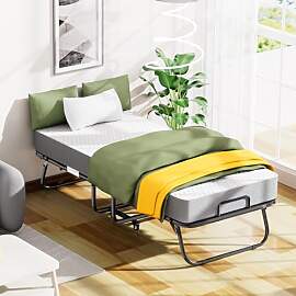 Mutital Klappbett 200x90 cm mit 13cm Matratze für 