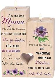 Muttertagsgeschenke für Mama, Kerzenständer -