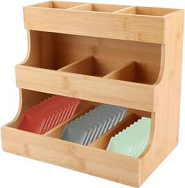 MUXHEL 26 x 17 x 24cm Teebeutelorganizer aus