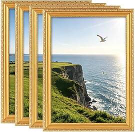 MUXHEL 4er-Set Bilderrahmen A4, 21x30 cm (A4)