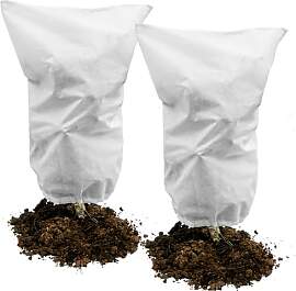 Muzhira 2pcs Winterschutz-Haube, 50g/m² 60cm x