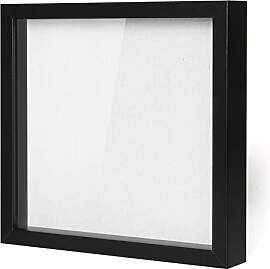 Muzilife 3D Bilderrahmen mit Echtglas 32x32 cm