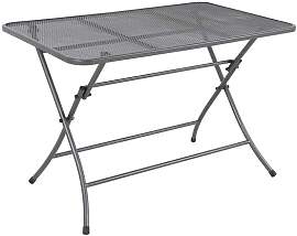 MWH Café Latte Klapptisch 110x70 cm Streckmetall